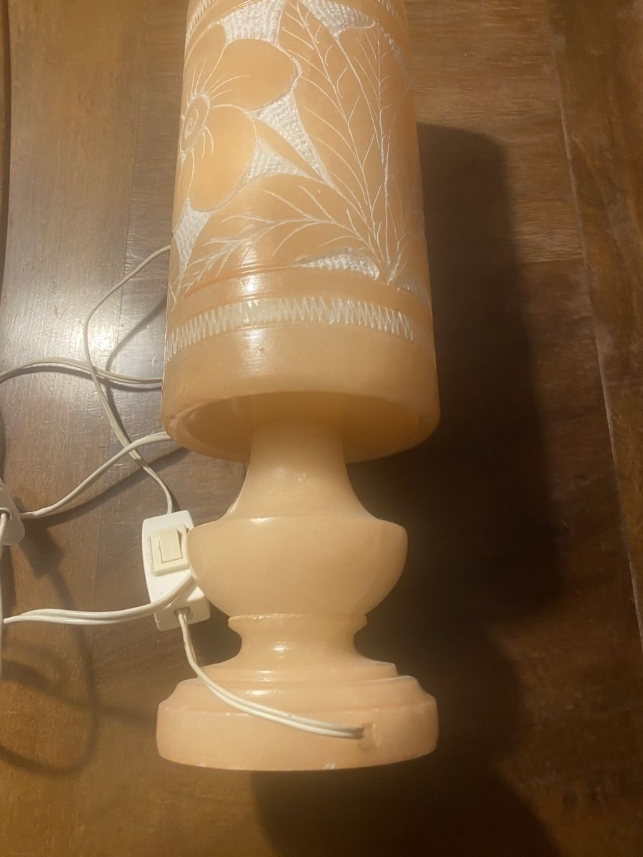 Lampen: Rosenquarz Lampe , Kunstwerk 70er – Gebraucht aus Baden von swiss-alps 3