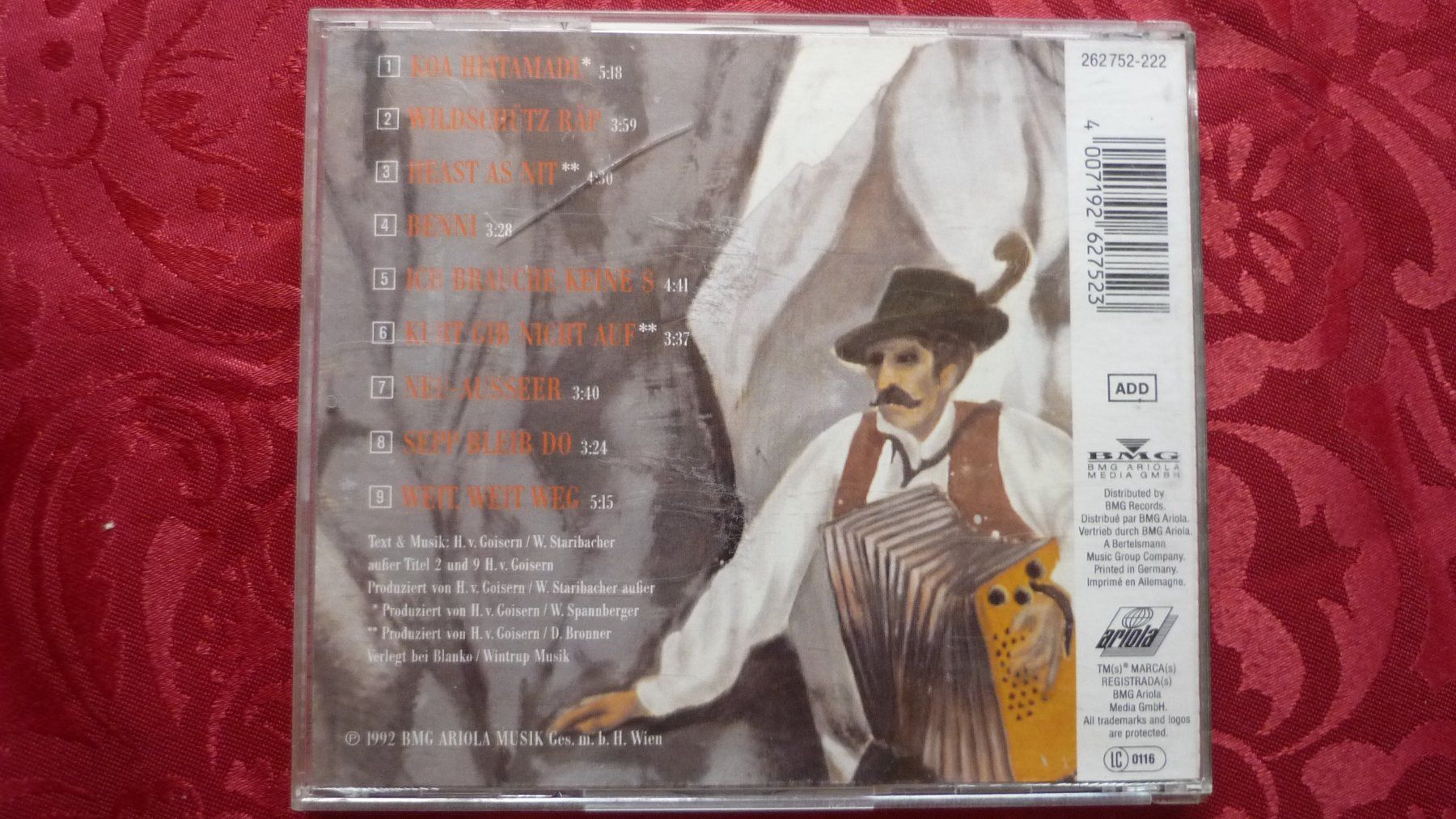 CD: Hubert von Goisern – Usato da Trimmis venduto da hasso123 1