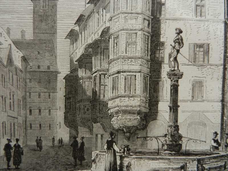 Stiche: Schaffhausen Marktplatz – Gebraucht aus Risch von Rischli15 5