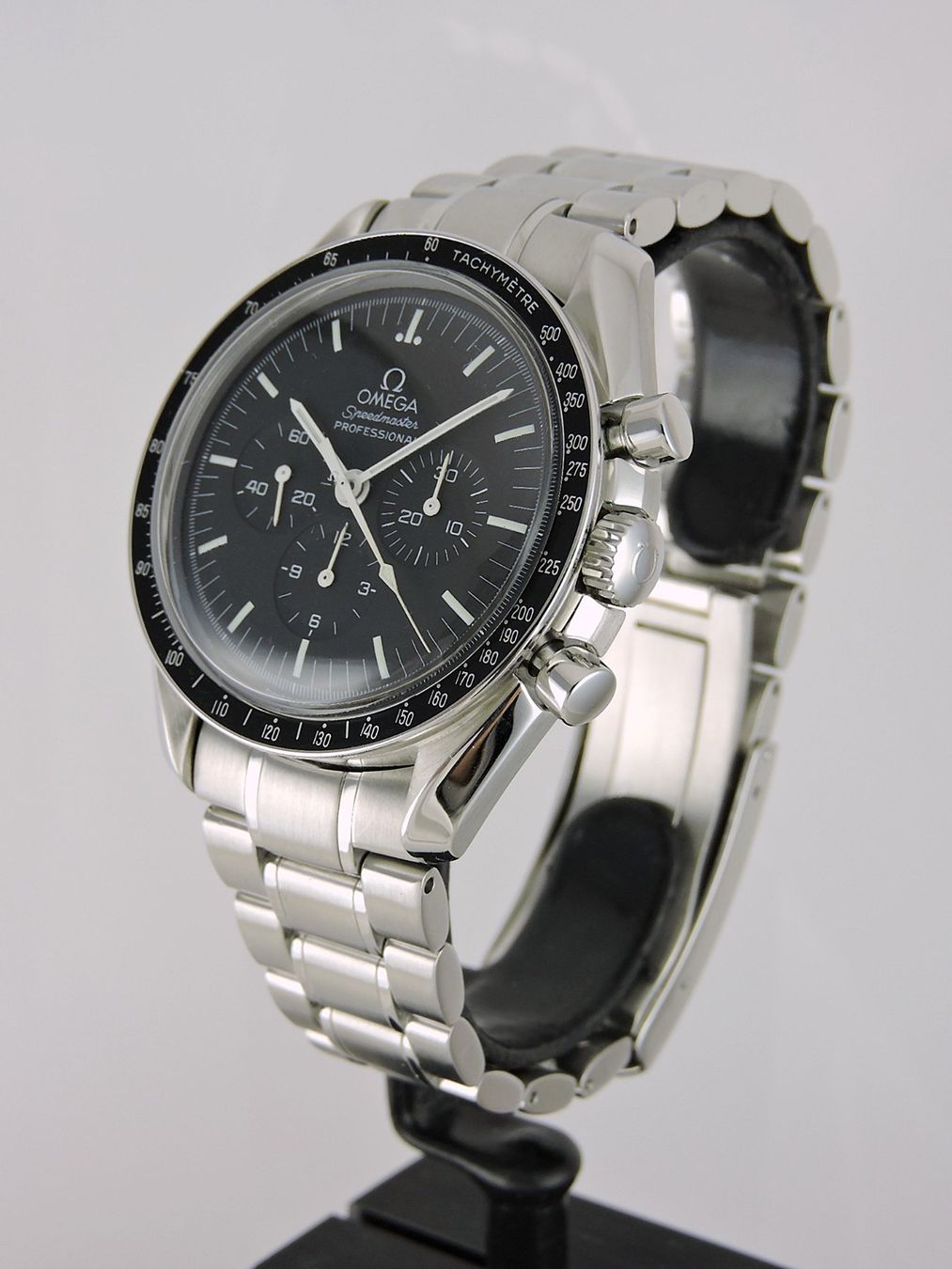 Omega Uhren: 1999 Omega Speedmaster Ltd.Apollo XI 3560.50 - Serviced, B&P – Gebraucht aus Bern von Vintage-Oyster 2