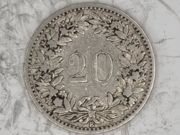 Tutti le monete: 20 rappen 1893 – Usato da Bure venduto da chap981 1