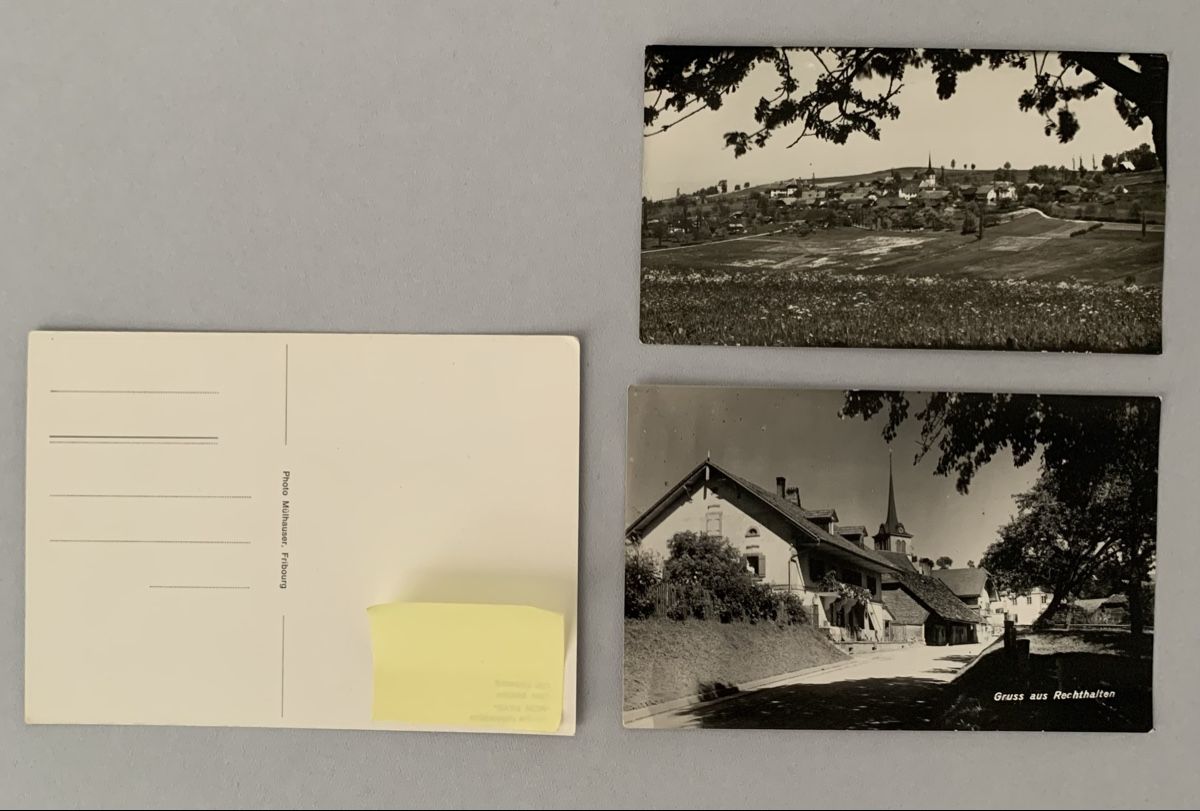 Cartes postales: Ansichtskarten Schweiz - Rechthalten FR – D'occasion à Düdingen par polytropon_5