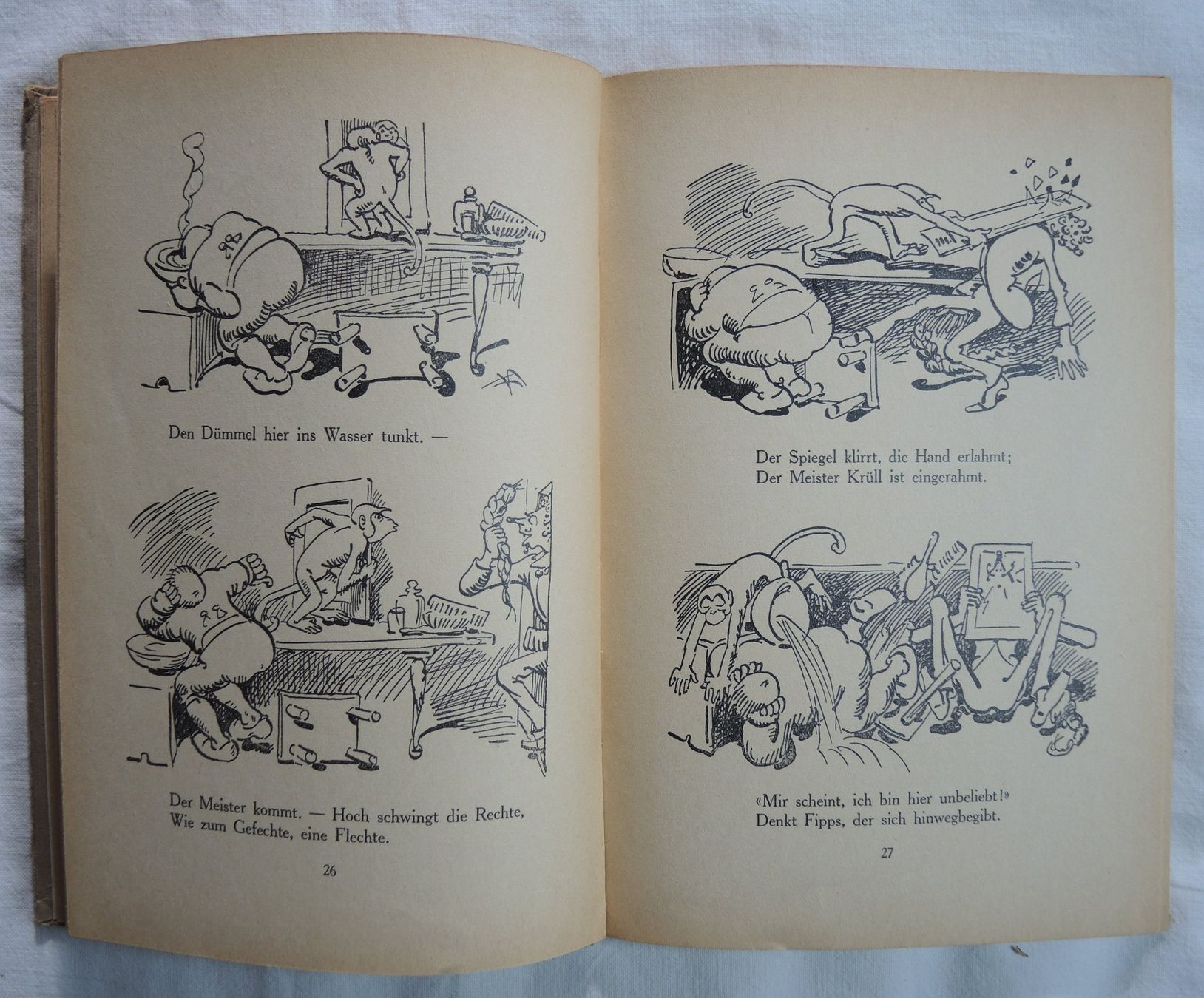 Bücher: Buch Wilhelm Busch Fipps der Affe – Defekt aus Niederried b. Kallnach von hanatim 2