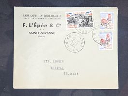 CL25 Enveloppe + Timbre France 1964