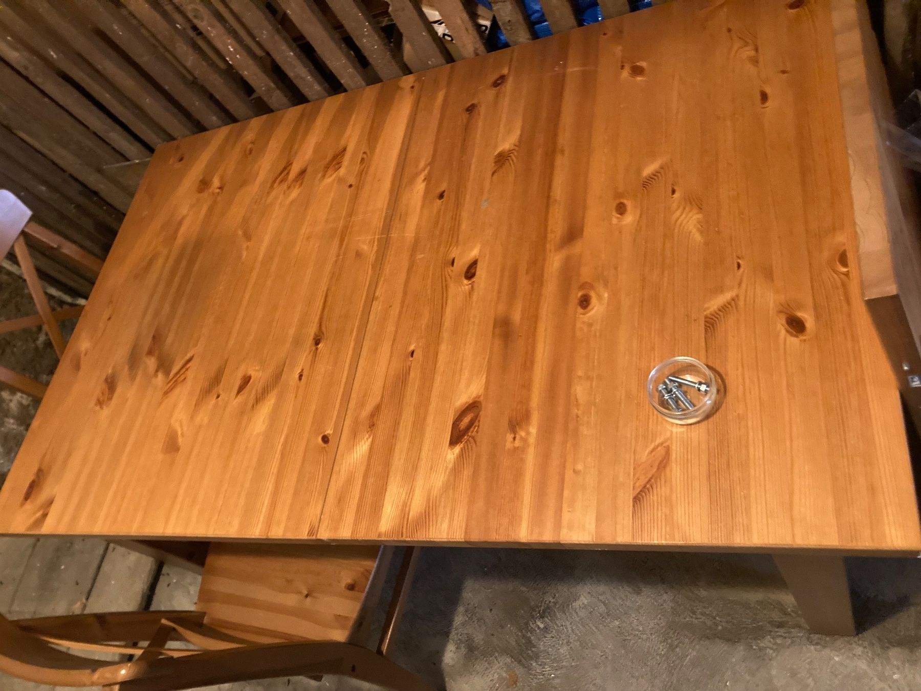 Ikea Set di tavolo e panche: Holz Tisch + 4 Stühle – Usato da St. Gallen venduto da irynchen 2