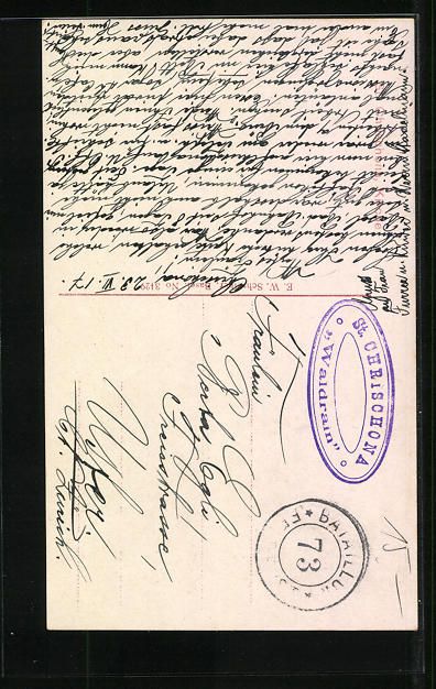 Cartoline postali: St. Chrischona, Kirche mit Zugangstreppe – Usato da Berlin venduto da bartko-reher 1