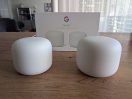 Google Nest Wifi Router mit Zugangspunkt