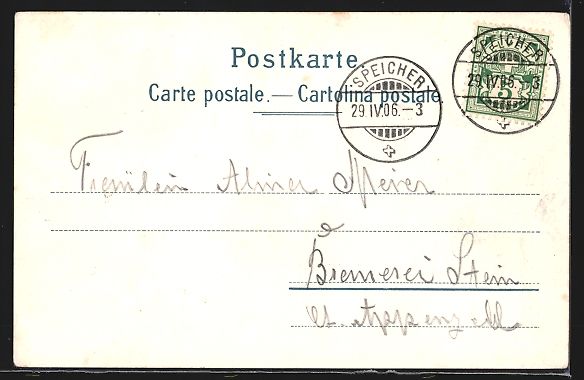 Cartoline postali: Appenzell, Landsgemeine und Mitgliederpo – Usato da Berlin venduto da bartko-reher 1