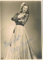 Rosy Barsony 1909-77 Autogramm signiert Vintage Foto 10x15cm