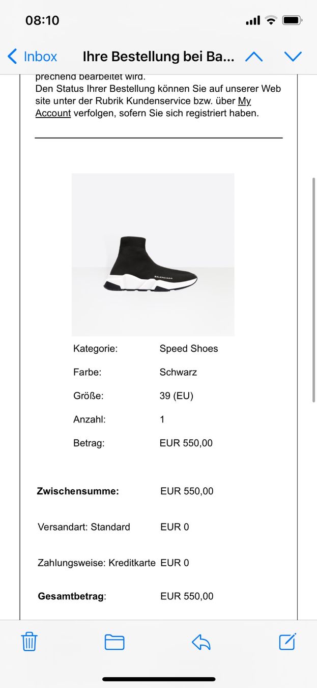 Balenciaga Scarpe da donna: Balenciaga Speed Gr.39 black – Usato da Glattpark(Opfikon) venduto da der_dh8z 4