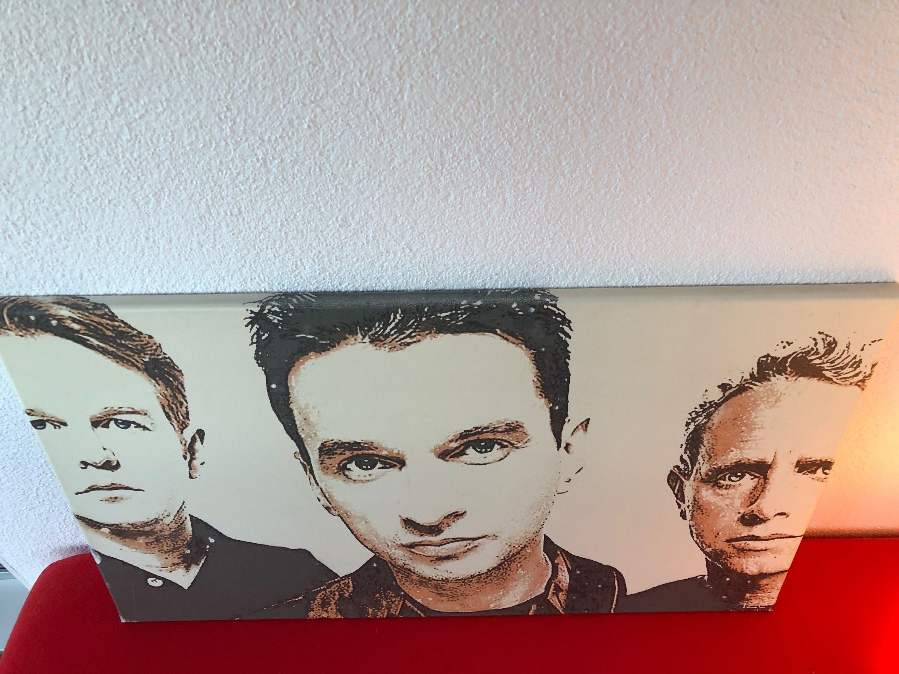 Tele & Cornici: DEPECHE MODE- Leinwand Einzelstück – Usato da Nassen venduto da run_7jjy 3