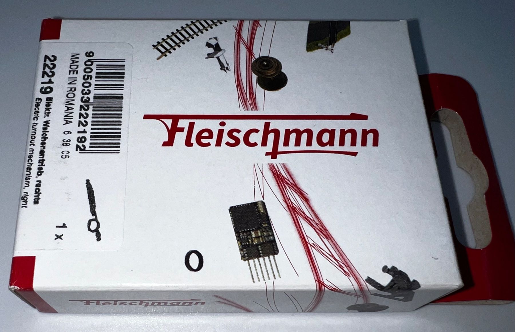 Roco Modellini di ferrovie: Roco /Fleischmann, elektr. Weichenantrieb Rechts (22219) – Nuovo e nell'imballaggio originale da Basel venduto da jonnyhaas