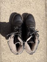 Winterstiefel gefüttert, schwarz, Gr. 38 - Top Zustand! (53)