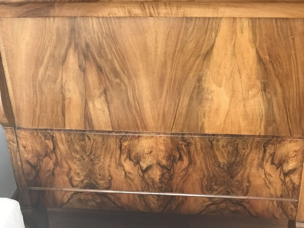 Letti: Elegantes Biedermeier Bett aus Kirschbaum – Usato da Wädenswil venduto da popey8820