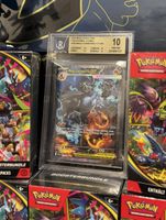 Pokemon Mega Charizard X EX SIR Beckett 10 Pristine