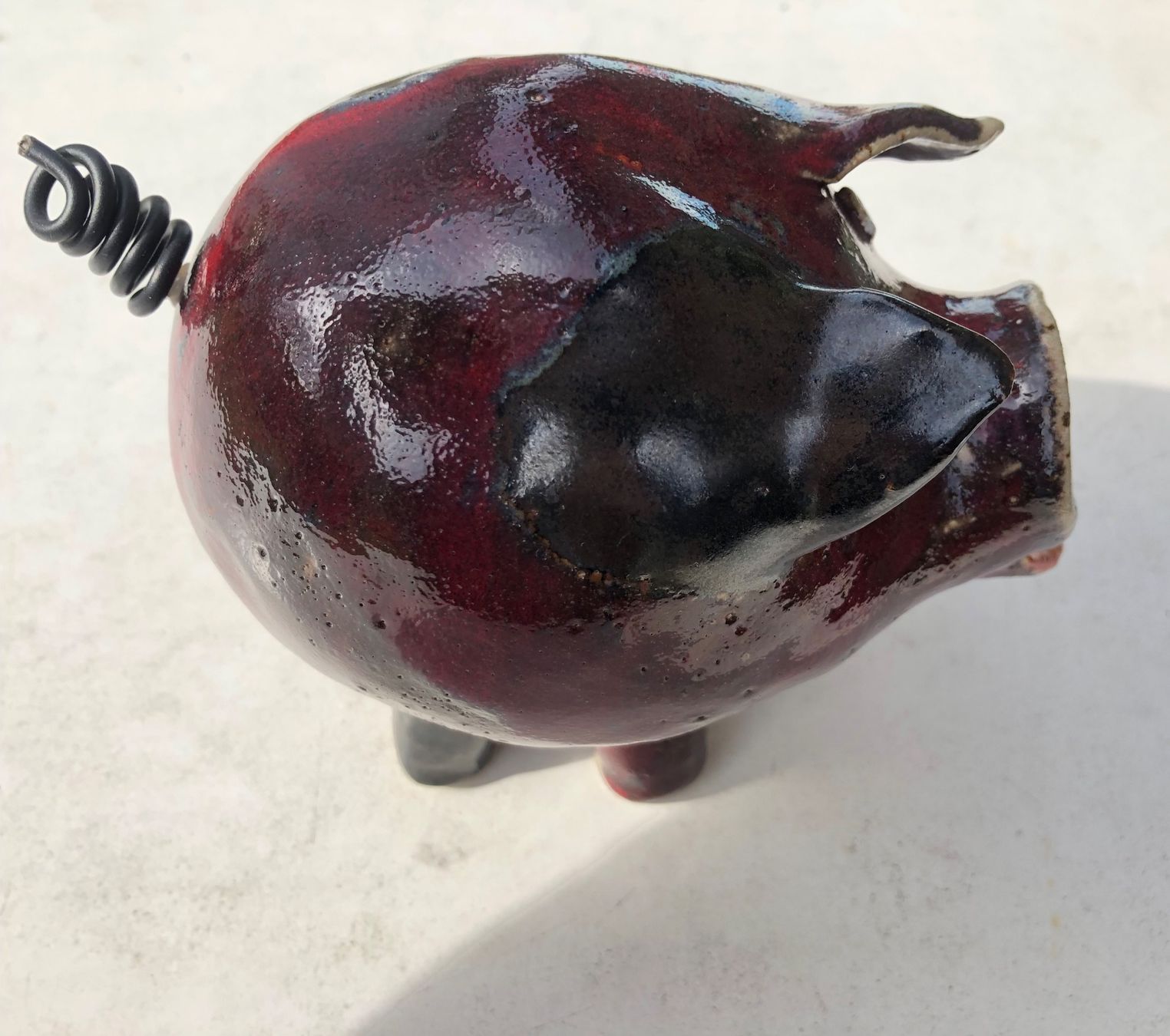 Statuette: Glücksschweinchen aus Keramik – Usato da Niederlenz venduto da lil_jxk8 3