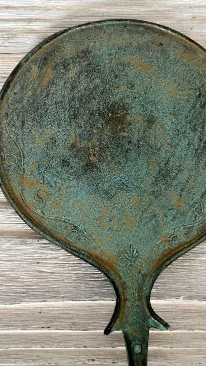 Foto & Immagini: Etruskisch Bronzespiegel mit Ritzzeichnung – Usato da Riedholz venduto da Frettchen63 4