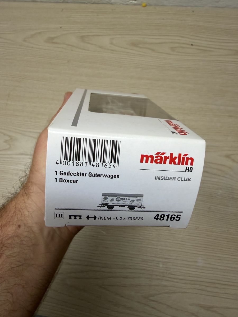 Märklin Modelleisenbahnen: Marklin Güterwagen HO 48165 neu  – Neu und originalverpackt aus Herzogenbuchsee von ioa_zcm6 2