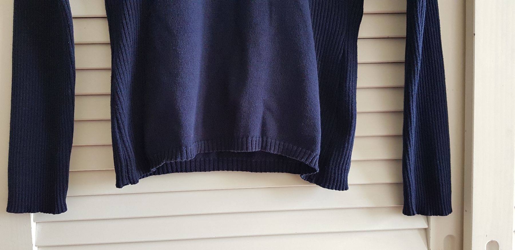 Maglioni & Felpe: Rue Blanche pull marine en coton – Usato da Lausanne venduto da man_rw9q 4