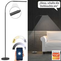 Home Control Smarte WLAN-Stehleuchte, CCT-LEDs, Schwanenhals
