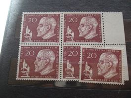 Berlin 2 Sets 4erblock + Einzel **, um 1955