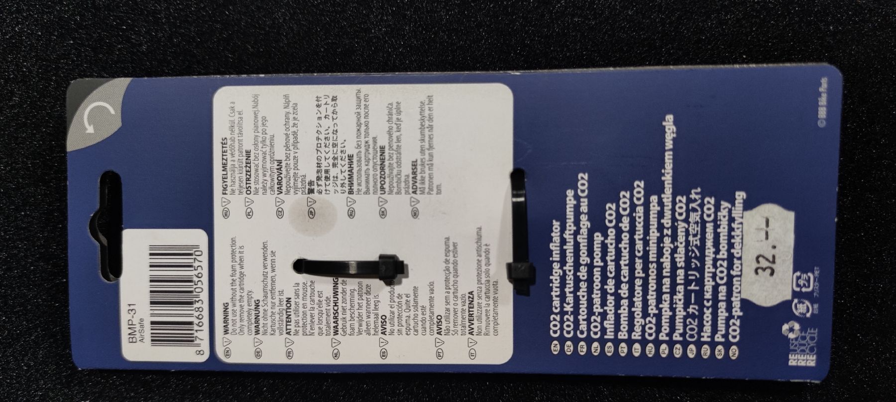 BBB Cycling Ersatzteile: BBB AirSafe CO2 Kartuschenpumpe neu – Neu (gemäss Beschreibung) aus Neuendorf von Dertovo 1