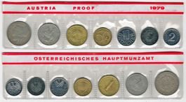 1979 Kursmünzensatz Österreich Proof/PP