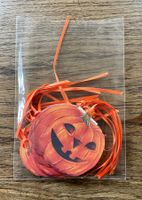 Halloween: Anhänger Kürbis, 10 Stück, NEU