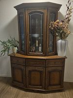 Buffet Vitrinenschrank holz