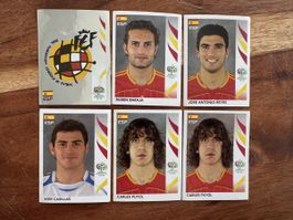 Panini WM 2006 Spanien Casillas Puyol Reyes Wappen