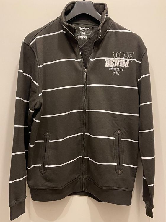 Sweat Faconnable Pour Homme - Taille M/L, Marron Et Noir - Occasion En Très Bon état, 100% Coton, Coupe Regular