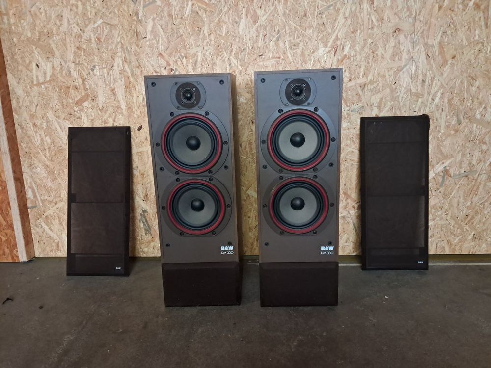 B&W DM330 Lautsprecher-Boxen, Top Zustand, Vintage-Sound (Gebraucht) in ...