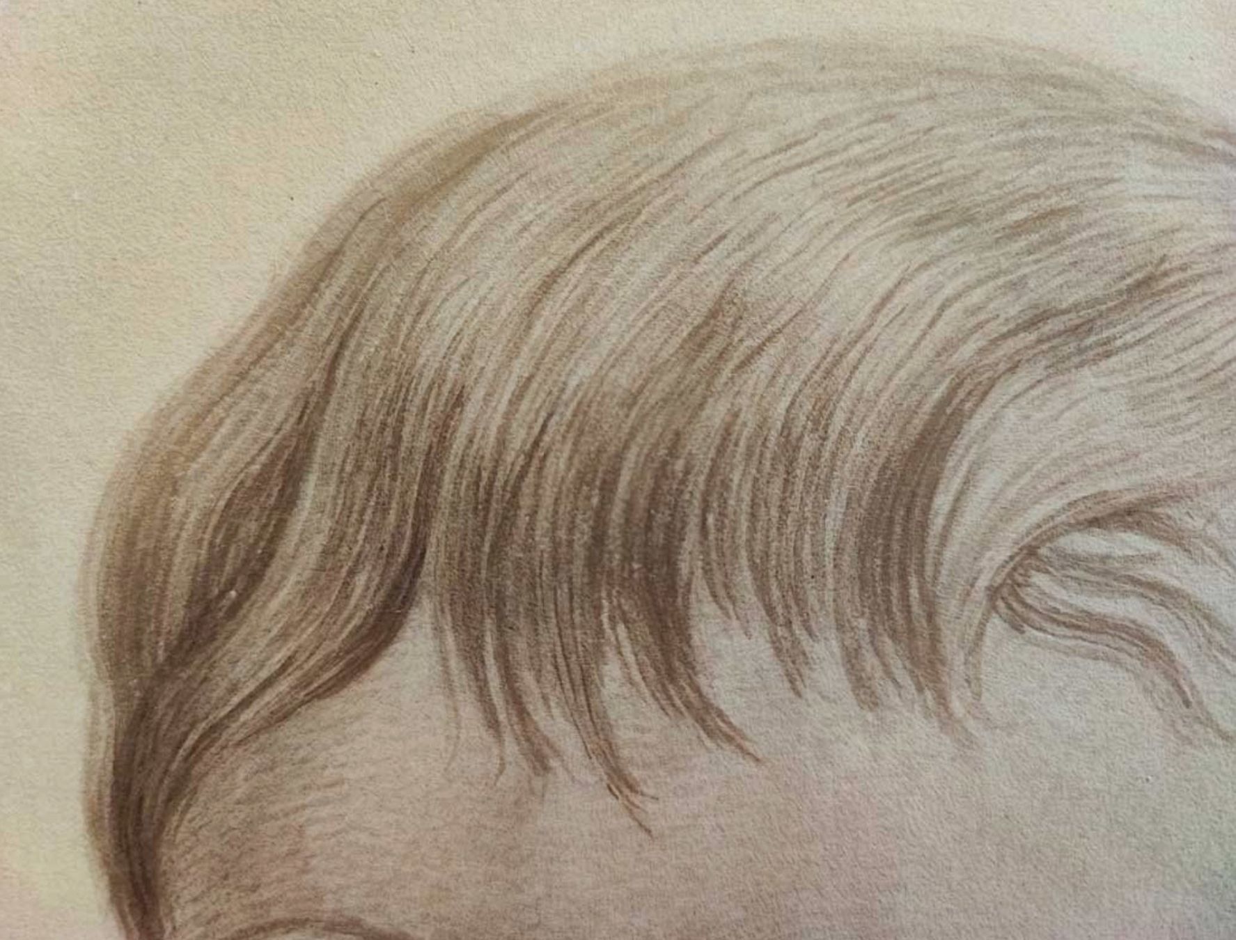 Dipinti: Kopfstudie eines Kindes, Feder/Tusche, 18./19. Jh. – Usato da Zuerich venduto da Antiquarium 3