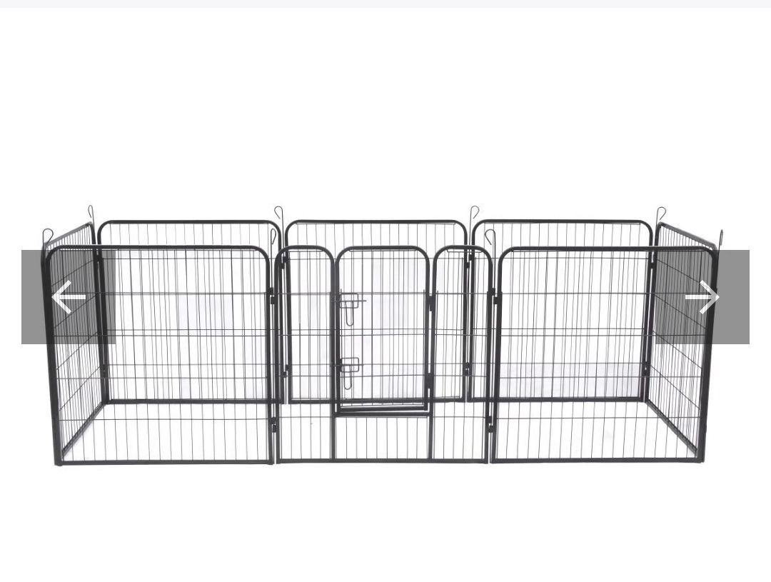 Gabbie, trasporto & Sicurezza: 2 kompl.(Welpen)Gitter-Set, 120 cm Höhe – Usato da Mellingen venduto da chcgb 2