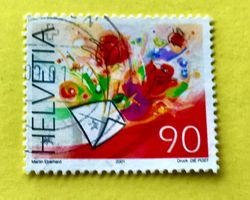 Nr.1019 Rosen Sondermarken GESTEMPELT 2001  