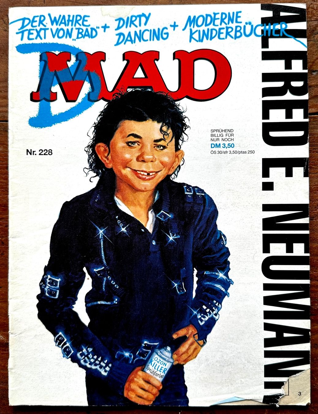BD: Mad Nr. 228 Michael Jackson, hunderte alte Comics ab 1.- – D'occasion à Seltisberg par quadartswiss