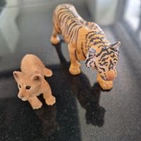 Schleich Tiger und Löwen-Baby, neuwertig