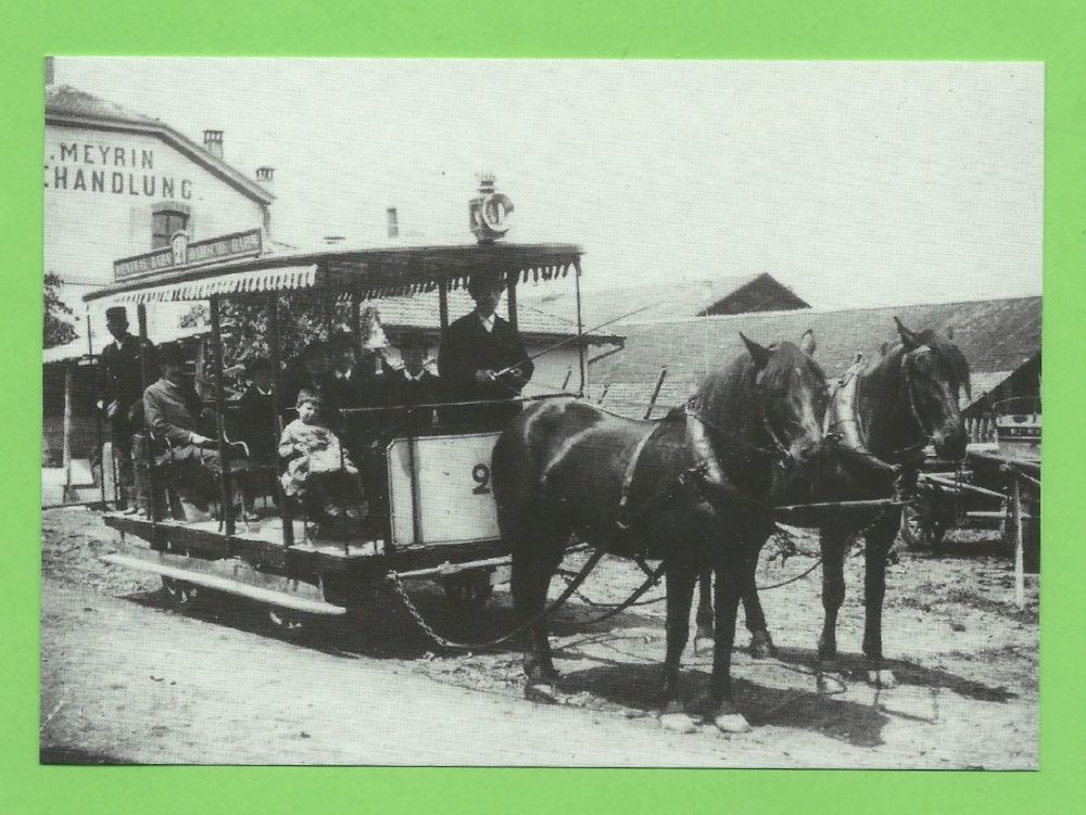 Cartes postales: Pferdebahn Basel, Tram-Omnibus – D'occasion à Zürich par t24_de