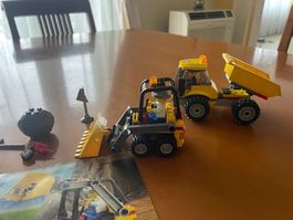 Lego City 4201 Kipper u Bagger KOMPLETT mit Anleitung
