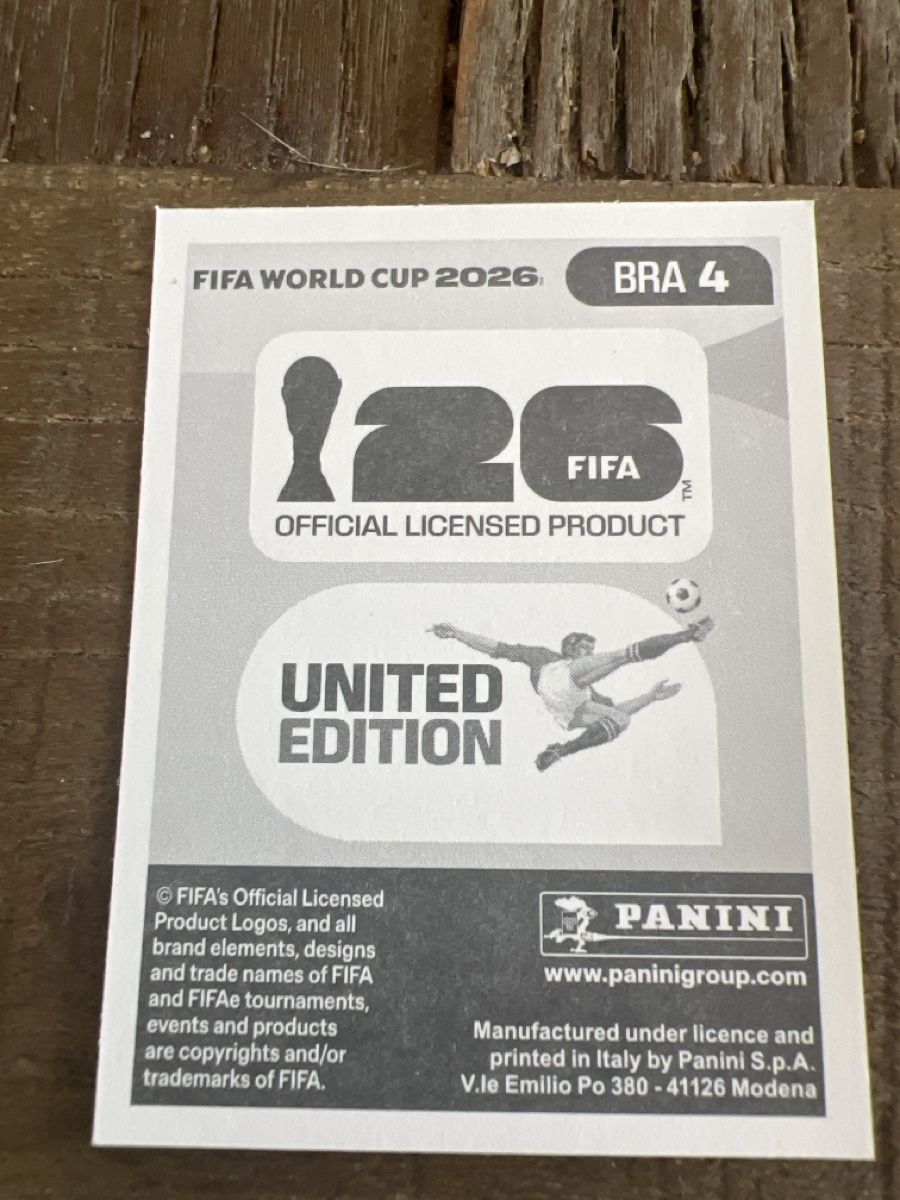 Panini Carte collezionabili: BRA 4 – Nuovo (secondo la descrizione) da Balsthal venduto da pas_6qqf