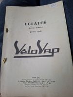 velovap éclatés des pièces moteur et partie cycle originale 