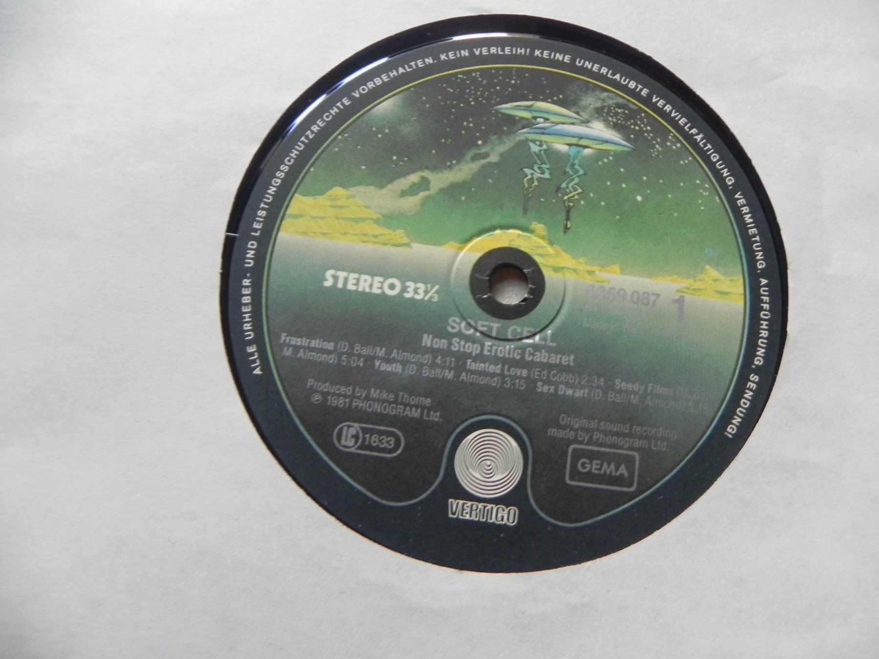 Schallplatten: LP brit. Synth. Pop Duo Soft Cell 1981 mit Hit Tainted Love – Gebraucht aus Siebnen von krimsie 3