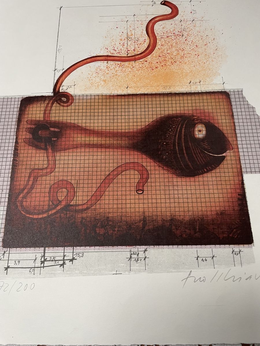 Foto & Immagini: Elso Schiavo  Graphik signiert 58x48 – Nuovo (secondo la descrizione) da Steinhausen venduto da Piaweber1943.