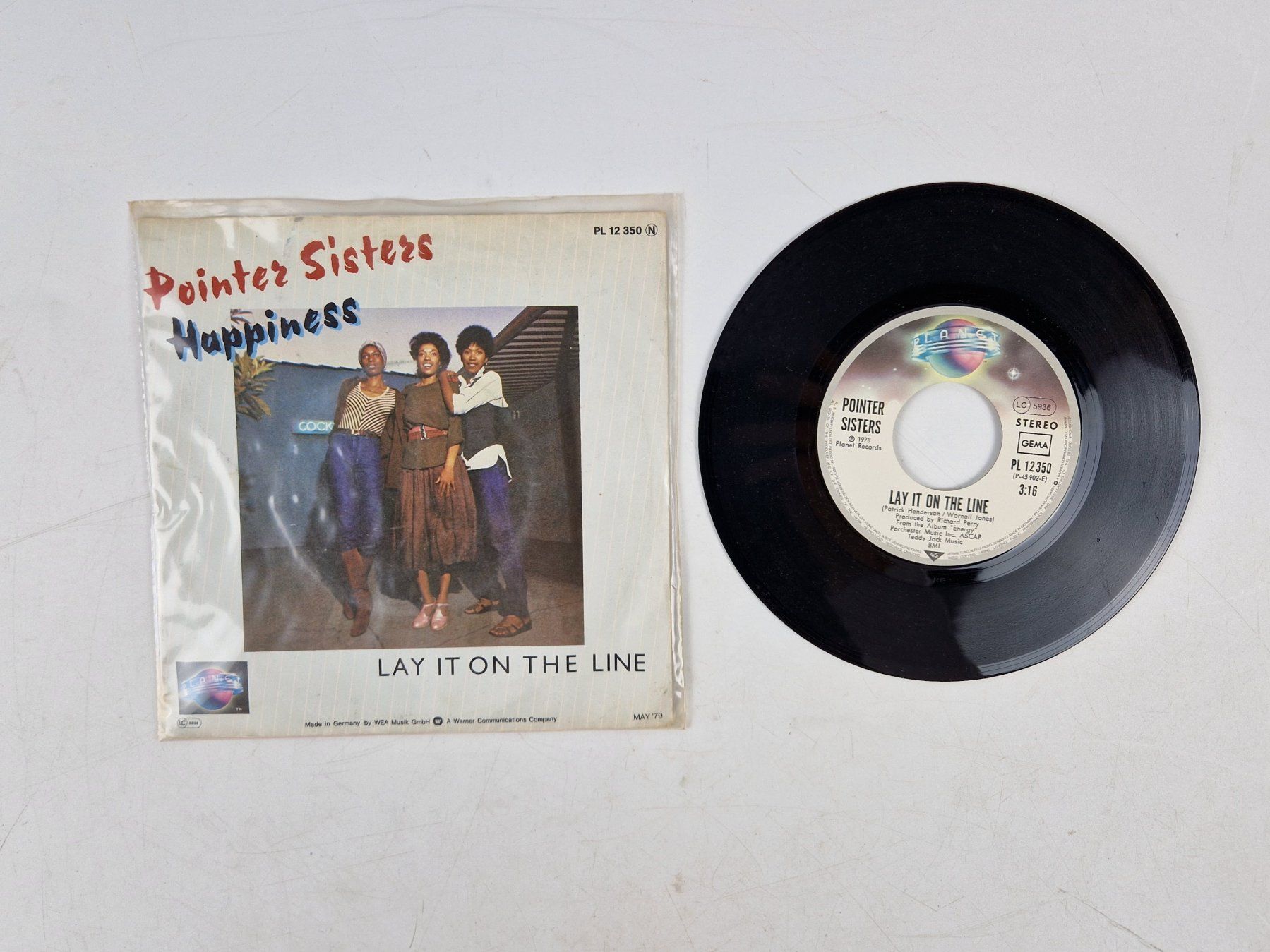 Vinyles: Pointer Sisters (1 Single) – D'occasion à Muhen par Restwert_Muhen 2