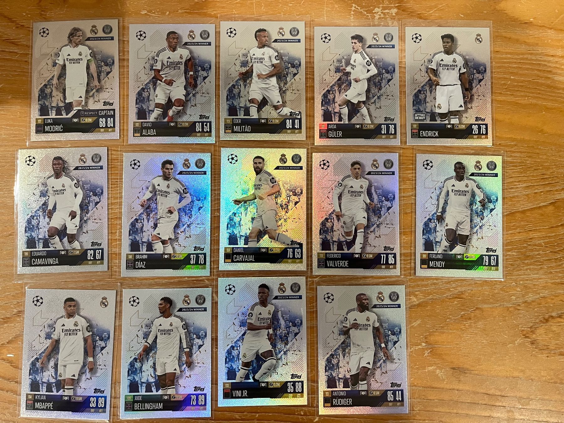 Topps Sammelbilder & Trading cards: Real Madrid Lot von Topps – Gebraucht aus Balzers von jos_6r9r