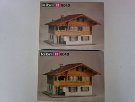 Kibri B-8040 2 X chalets HO dès 1.-fr