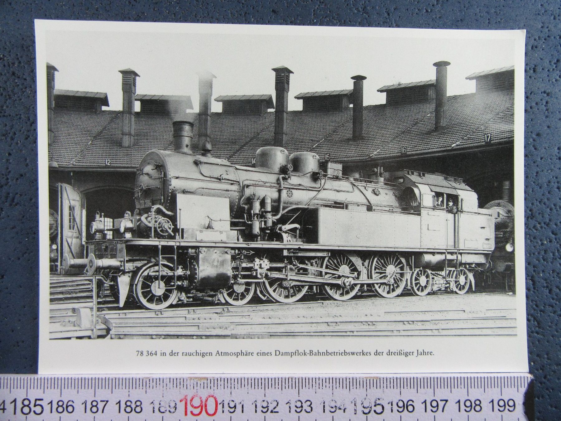 Cartoline postali: BAHN BRD DAMPFLOK DEPOT DREHSCHEIBE AK – Usato da Ettingen venduto da Hausi4711