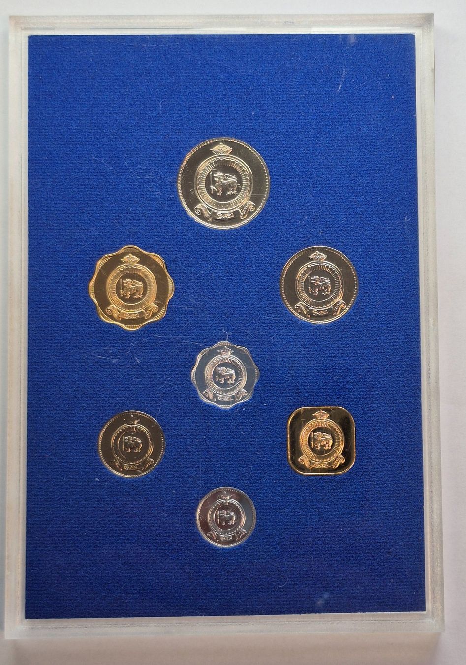 Alle Münzen: Ceylon  - Münzsatz 1971 - Proof – Gebraucht aus Schlieren von num.boutique 1