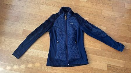 Quechua Damen Fleece-/Skijacke navy, leicht tailliert, Gr. S