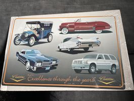 Cadillac Blechschild "Excellence Through The Years" Neu!